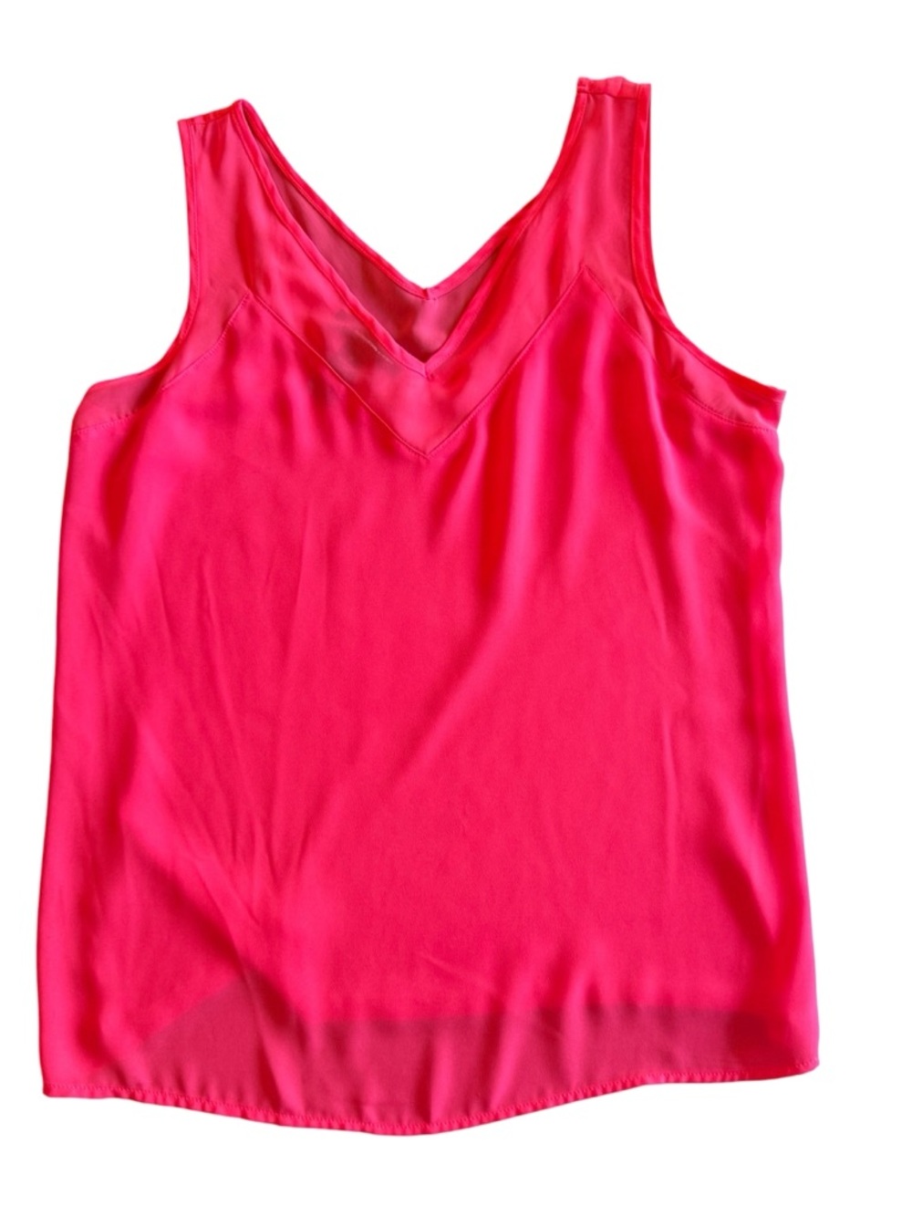 INC International Concepts V-Neck Sleeveless Camisole - Hot Pink